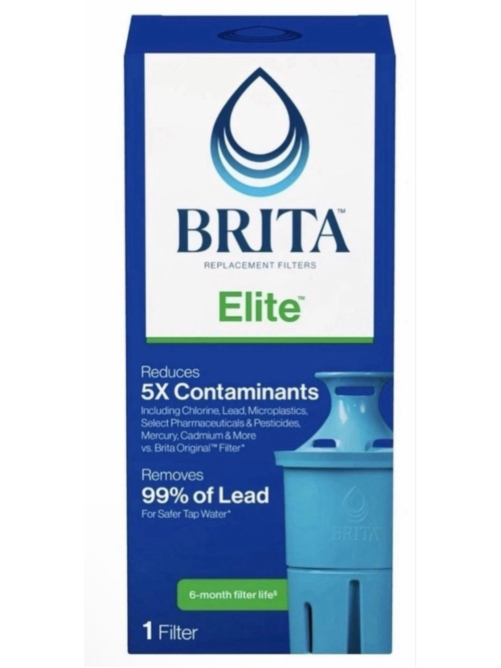NEW Brita Elite Pitcher 6-Months Replacement Filter